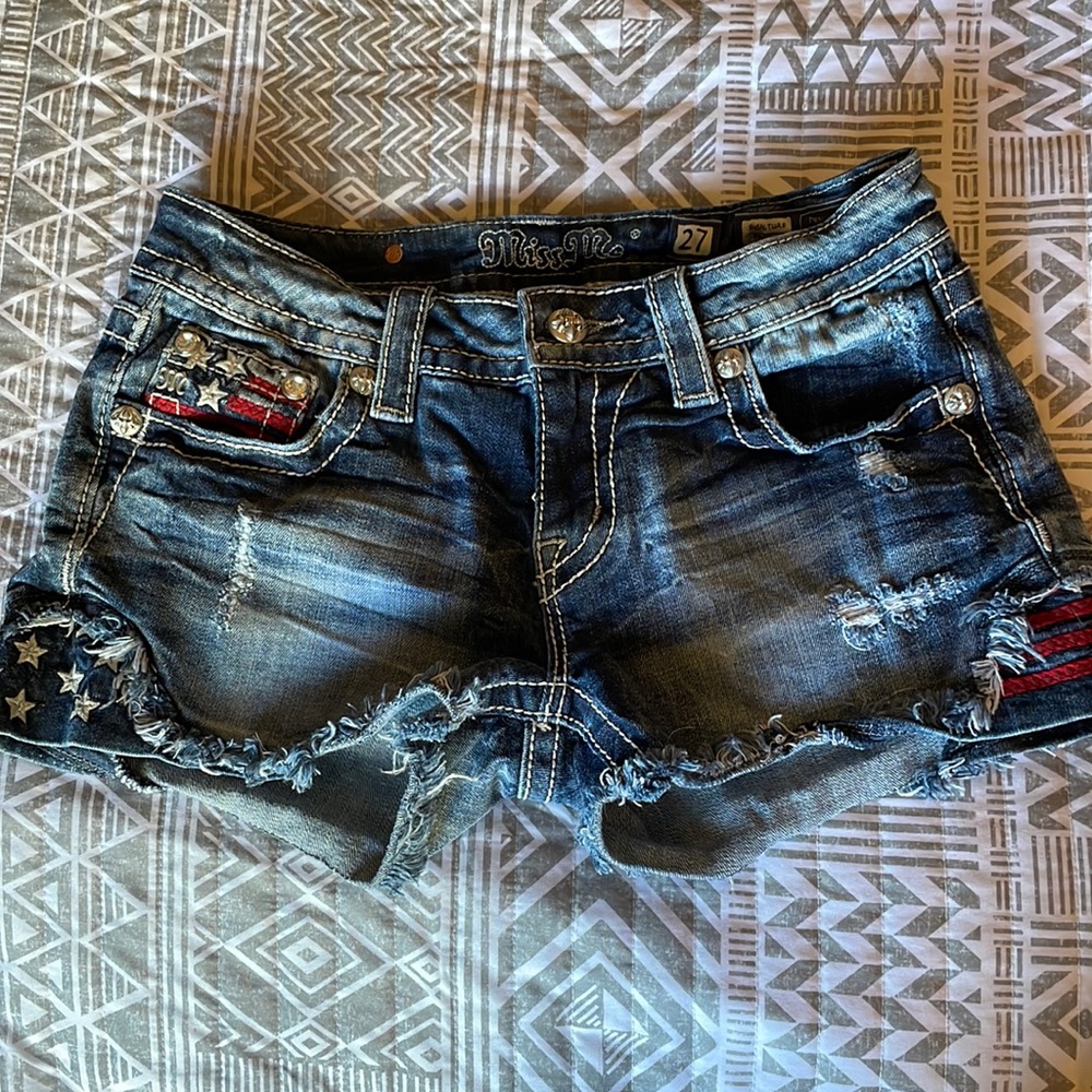 Miss Me Flag Shorts